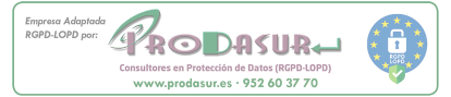 PRODASUR ADECUACION RGPD LOPD